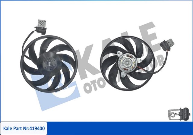 FAN MOTORU DAVLUMBAZLI OPEL CORSA C - TIGRA 250W - 294MM