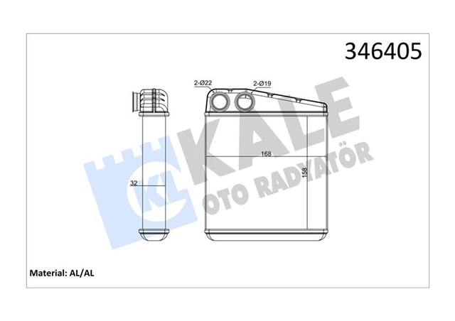 KALORIFER RADYATORU CLIO III - MODUS 04 TWNG 07