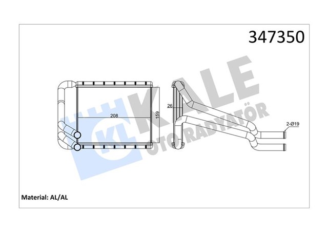 KALORIFER ELANTRA - I30 - KIA CEE D - PRO CEE D