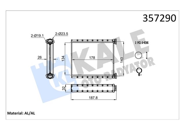 KALORIFER RADYATORU RENAULT CLIO V