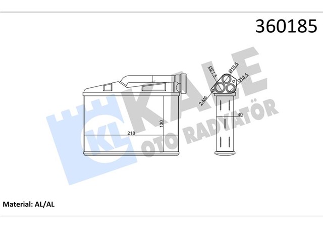 KALORIFER RADYATORU BMW E39 E53