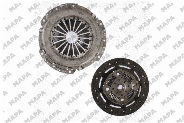 DEBRIYAJ SETI FIESTA V 01 08 FUSION 01 12 1.6 ZETEC S 16V EFI 100PS RULMANSIZ