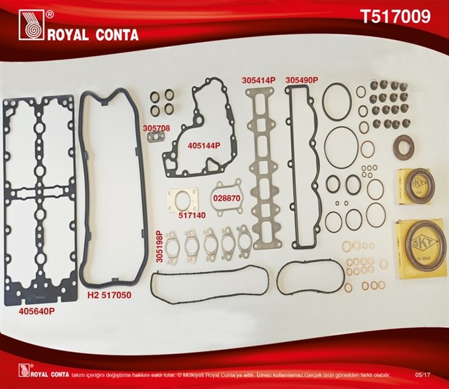 MOTOR TAKIM CONTA SKC SIZ DUCATO 2.3 JTD CORTECO KECELI VE SUBAP LASTIKLI 133429 MOTORDAN SONRA