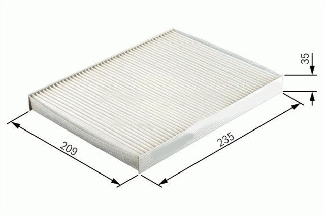 POLEN FILTRESI KARBONSUZ FOCUS II 1.6TDCI 1.8 2.0 TDCI 2004 - 201212 VOLVO S40 C70 V50 C30 04 - 12