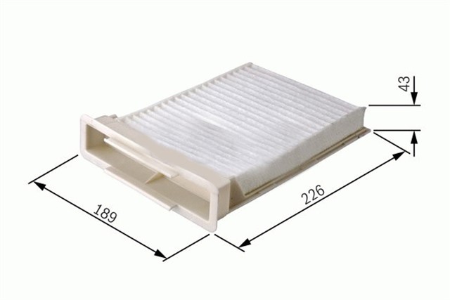 POLEN FILTRESI CLIO III - MODUS - TWNG - MICRA III - NOTE - SANDERO - DUSTER 1.2 16V - 1.4 - 16V - 1.6 - 1.6 16V - 1.5DCI