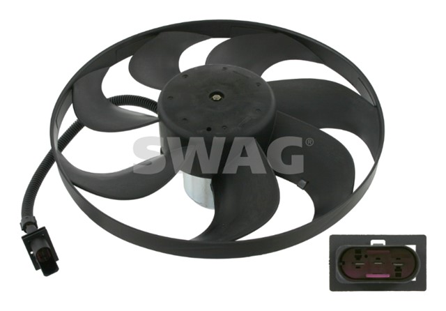 FAN MOTORU SOL 345MM GOLF4 - BORA - A3 - TOLEDO AKL - BFQ - AGU - AGN - BCB - AGR 1.6 - 1.8 - 1.9 TDI 97 - 04