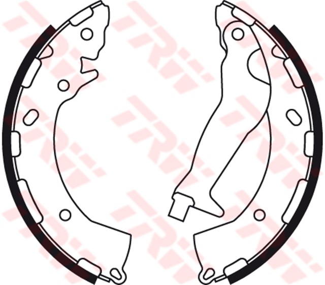 ARKA PABUC BALATA HYUNDAI I10 11 I20 1.1CRDI 1.2 1.4 CRDI 1.6 CRDI 08 KIA RIO 1.2 1.4 203X32