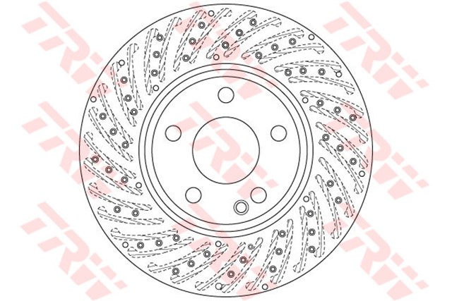 FREN DISKI ON MERCEDES W176 W246 W242 C117 X117 X156