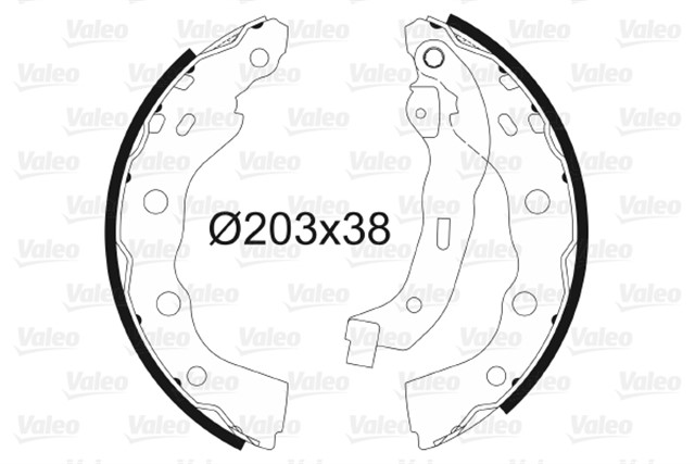 ARKA PABUC BALATA MITSUBISHI CARISMA 1.6 1.8 GDI 1.9TD 95 - 06 TOYOTA AVENSIS 1.6VVTI 00 - 03 203X39