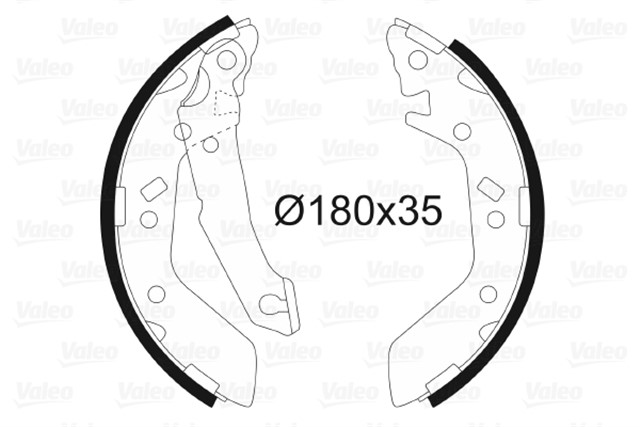 ARKA PABUC BALATA ACCENT 1.3 - 1.5 00 - 05 1.5CRDI 02 - 05 180X36