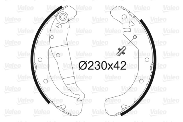 ARKA PABUC BALATA ASTRA F - G - H - COMBO 01 05 VECTRA B 95 - 03 ZAFIRA A 99 05 228X42