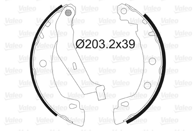 ARKA PABUC BALATA MGN 1.4 - 1.6 1.8 1.9D 1.9DTI 2.0 96 8.03 203X39