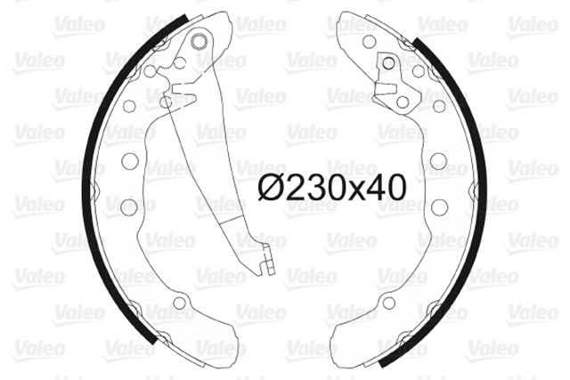 ARKA PABUC BALATA CADDY II - GOLF III - PASSAT 90 - 97 230X40 GS8113