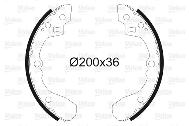 PABUCLU FREN BALATASI KIA SEPHIA 96 - 98 1.5I. 1.6I. 1.8I. SEPHIA II 98 - 01 1.5I SHUMA 1.5 I. 1.8 I