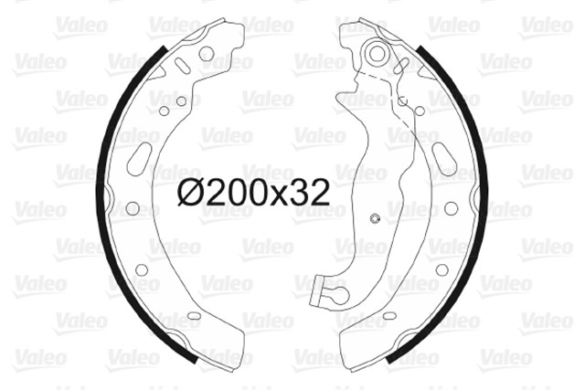 PABUCLU FREN BALATASI MAZDA 2 1.3. 1.5. 1.4 CD. 1.6 CD 08