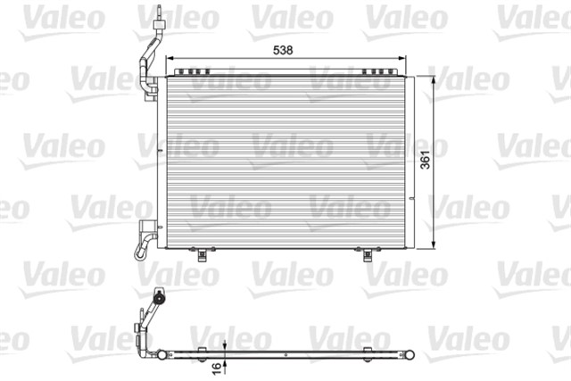 KONDENSER FORD B - MAX 2008. FIESTA 2012