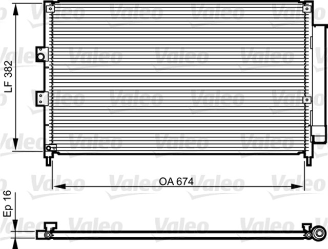 KONDENSER HONDA CIVIC VII HATCHBACK