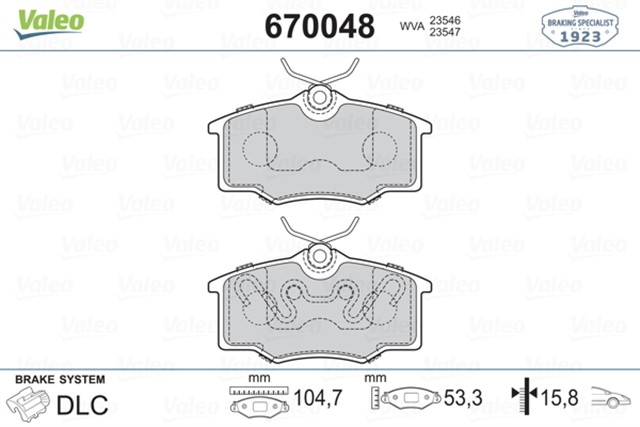 ON BALATA CORSA D KUCUK TIP 1.0 - 1.2 - 1.3 CDTI - 1.4 07/06 10 DOBLO 03 PANDA 04