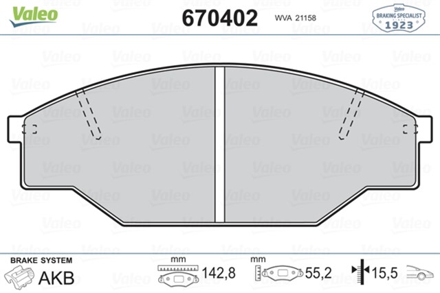 ON BALATA TOYOTA HIACE MINIBUS 90/95 HILUX PICK UP 98
