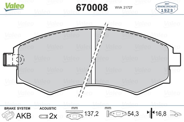 ON BALATA HYUNDAI ELANTRA 1.6 - 1.8 12. 03 SONATO II - III 1.8 - 2.0 - 2.4 - 3.0I 95 - 00