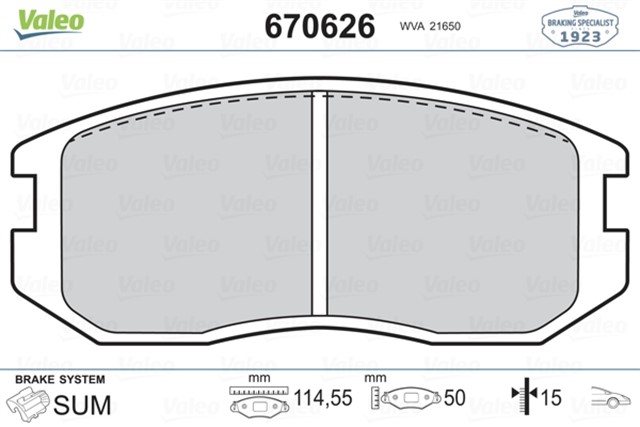 ON BALATA DAIHATSU EXTOL 00