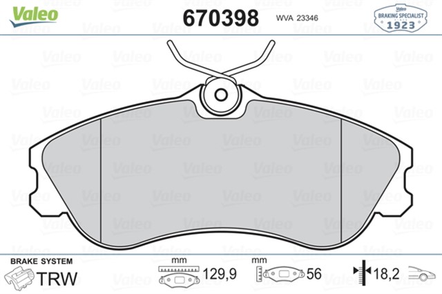 ON BALATA XSARA PICASSO N68 1.6 1.6HDI 1.8 16V 2.0 16V 2.0HDI 99 04