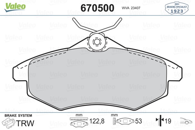 ON BALATA C2 03 C3 1.1I - 1.4 HDI 1.4I 02 K.C TIP