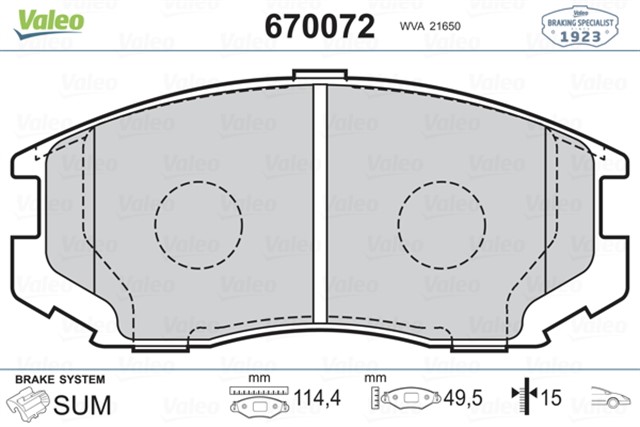 ON BALATA DAIHATSU TERIOS 97