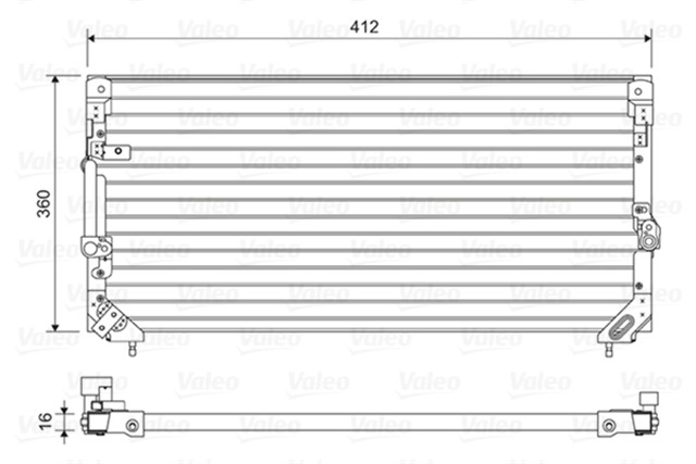 KONDENSER TOYOTA LANDCRUISER