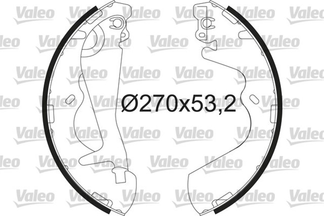 VALEO 564220PABUCLU FREN BALATASI HYUNDAI GALLOPER 2 - H - 1 - STAREX