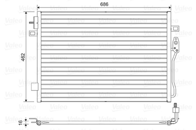KONDENSER DODGE JOURNEY
