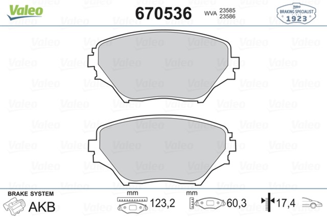 ON BALATA RAV 4 II 1.8 VVTI - 2.0VVTI - 2.0 D - 4D 4WD 00 11.05