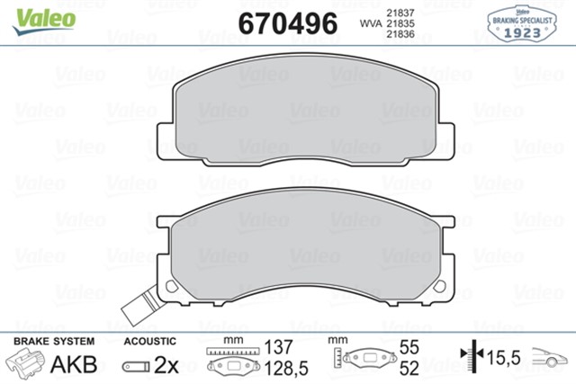 ON BALATA TOYOTA ESTIMA 93 - 99