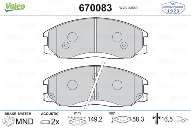 ON BALATA HYUNDA H100