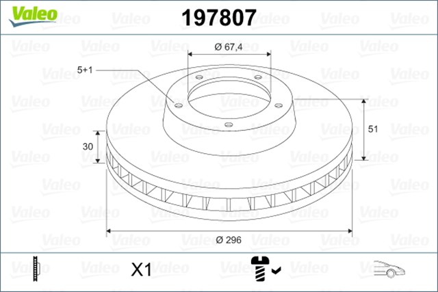 ON FREN AYNASI INSIGNIA A 08 SAAB 9 - 5 YS3G 10 16 JANT 296X30X5DLXHAVALI 13501307 - 569063
