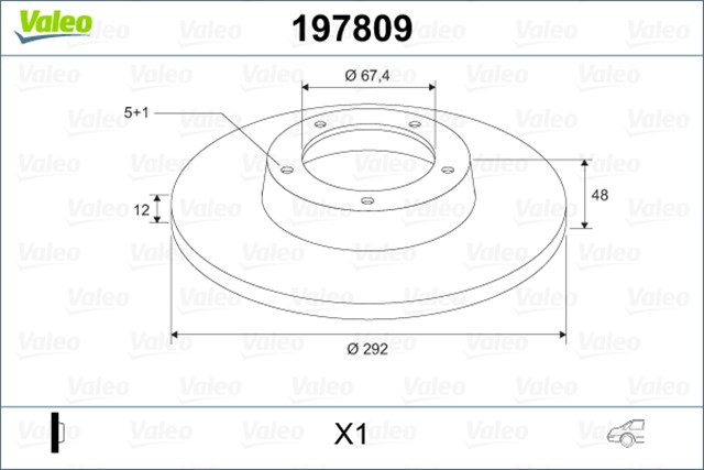 ARKA FREN AYNASI INSIGNIA A 08 SAAB 9 - 5 YS3G 10 16 JANT 292X12X5DL DOLU