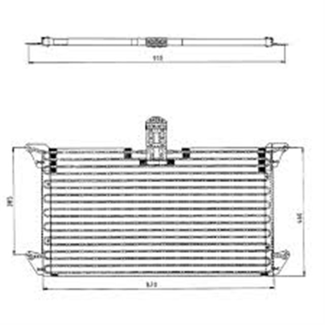 KONDENSER SCANIA 4 SERISI KONDENSER AGIR VASITA