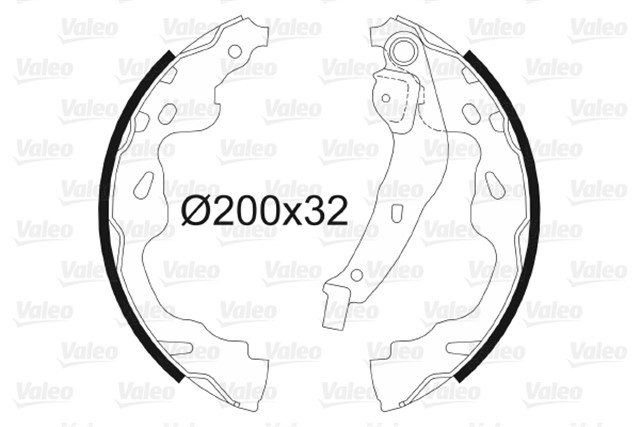 PABUCLU FREN BALATASI OPEL AGILA B - YARIS - P107 PABUCLU FREN BALATASI BINEK