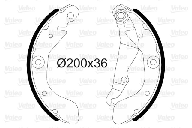 PABUCLU FREN BALATASI CHEVROLET AVEO PABUCLU FREN BALATASI BINEK