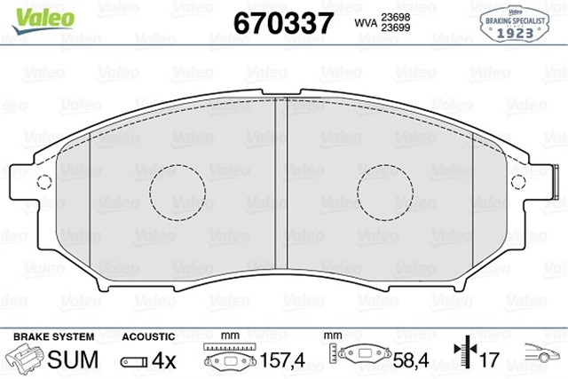 ON DISK FREN BALATASI NISSAN QASHQAI 2 2.0/1.6D/2.0D 08/08 RENAULT KOLEOS 2.5/2.0D 06/08