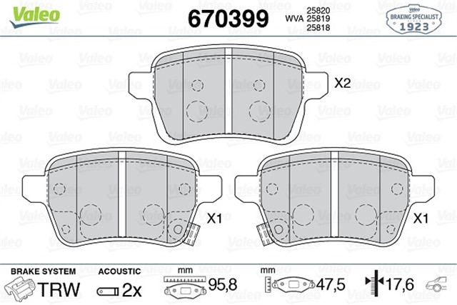 ARKA BALATA FIAT 500L 12 ALFA ROMEO GIULIETTA 10 FIAT 500L 12