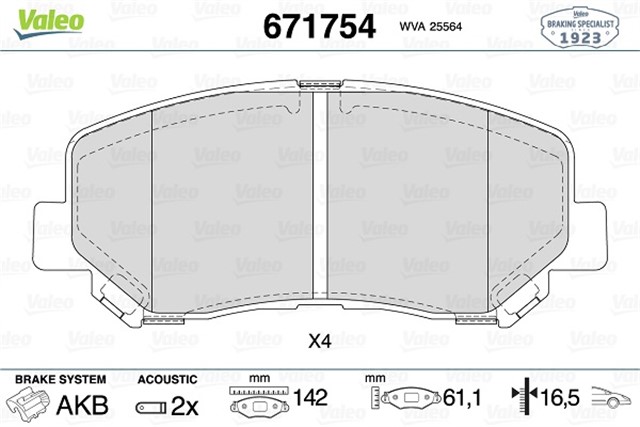 ON DISK FREN BALATASI MAZDA CX5 2.0 11/11 MAZDA CX5 2.2D 04/12 MAZDA CX5 2.5 03/13