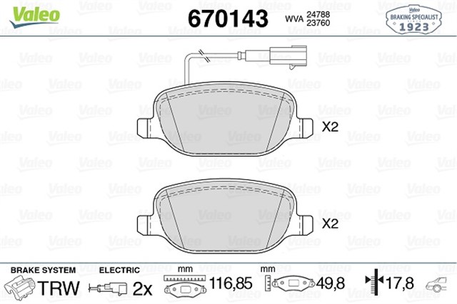 ARKA BALATA ALFA ROMEO 159 GIULIETTA 04/2010