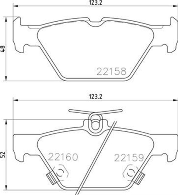 ARKA DISK FREN BALATASI SUBARU LEVORG 1.6 03/15 SUBARU OUTBACK 2.0/2.5 03/15