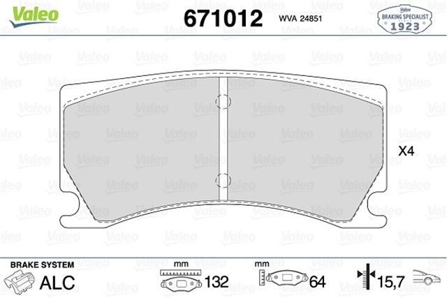 ON DISK FREN BALATASI PEUGEOT 308 1.6 06/15 PEUGEOT RCZ 1.6 06/13