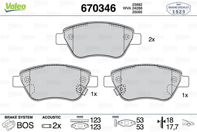 ON DISK FREN BALATASI OPEL ADAM 1.2/1.4 10/12 VAUXHALL ADAM 1.2/1.4 10/12