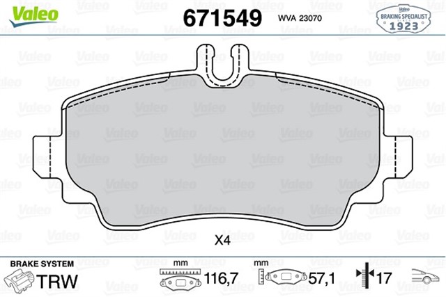 FREN BALATASI ON MERCEDES A - CLASS W168 99 04
