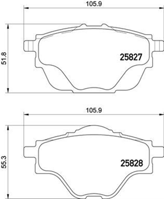 ARKA FREN BALATASI ASTRA L - GRANDLAND - C4 GRAND/SPACETOURER - C5 AIRCROSS - P508 - P5008 - P308 - P3008 - DS4 - DS7 290MM