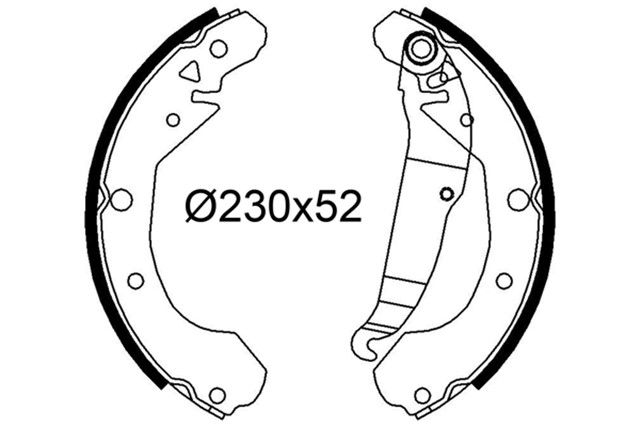 PABUCLU FREN BALATASI DAEWOO LEGANZA