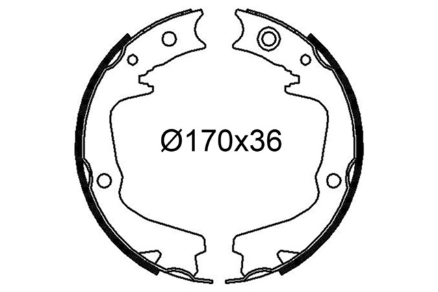 PABUCLU FREN BALATASI SUBARU LEGACY III IV OUTBACK